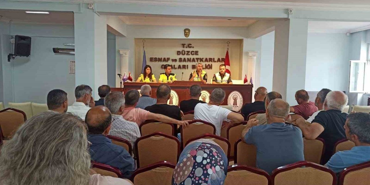 Servis sürücüleri bilgilendirildi