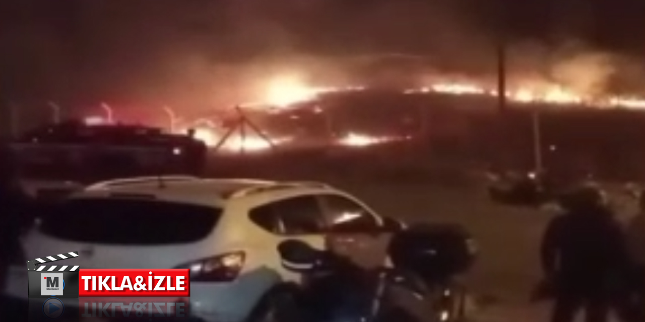 Ankara’da havai fişekten yangın çıktı!