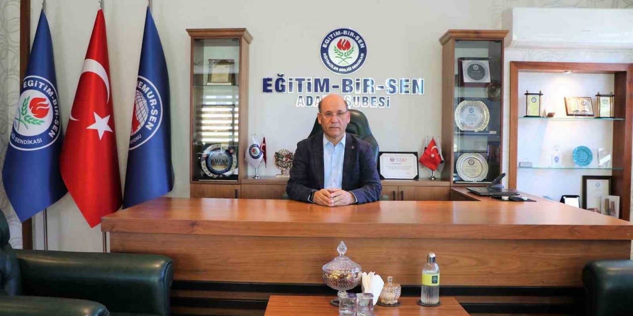 Eğitim-Bir-Sen Adana Şube Başkanı Sezer: “Eğitim sistemindeki dönüşümün temellerinin atıldığı yıl olsun”