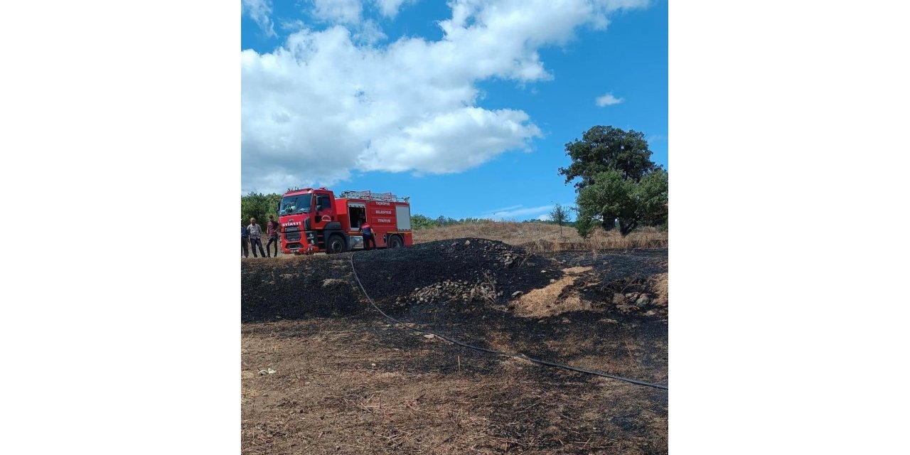 Kastamonu’da anız yangını