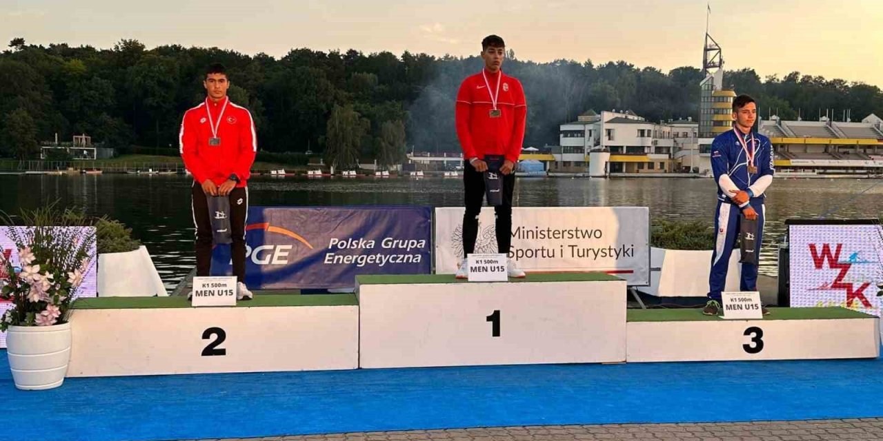 Köyceğizli kanocu Karahan, Polonya’da gümüş madalya kazandı