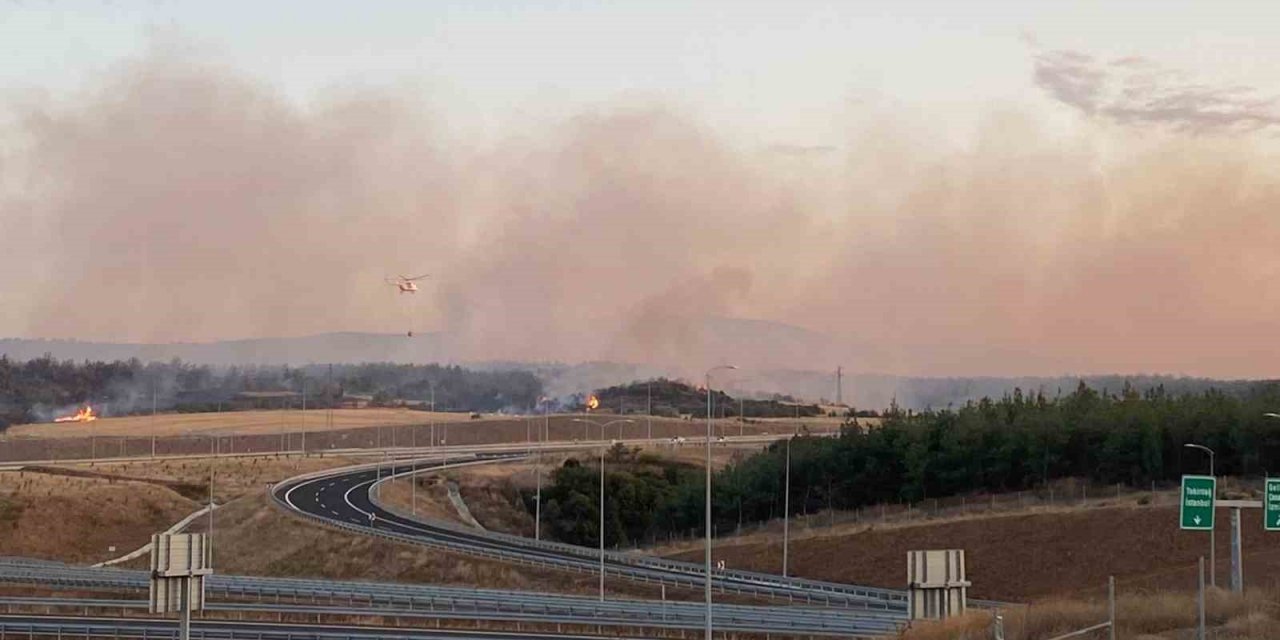 Gelibolu’daki yangın askeri bölgede devam ediyor