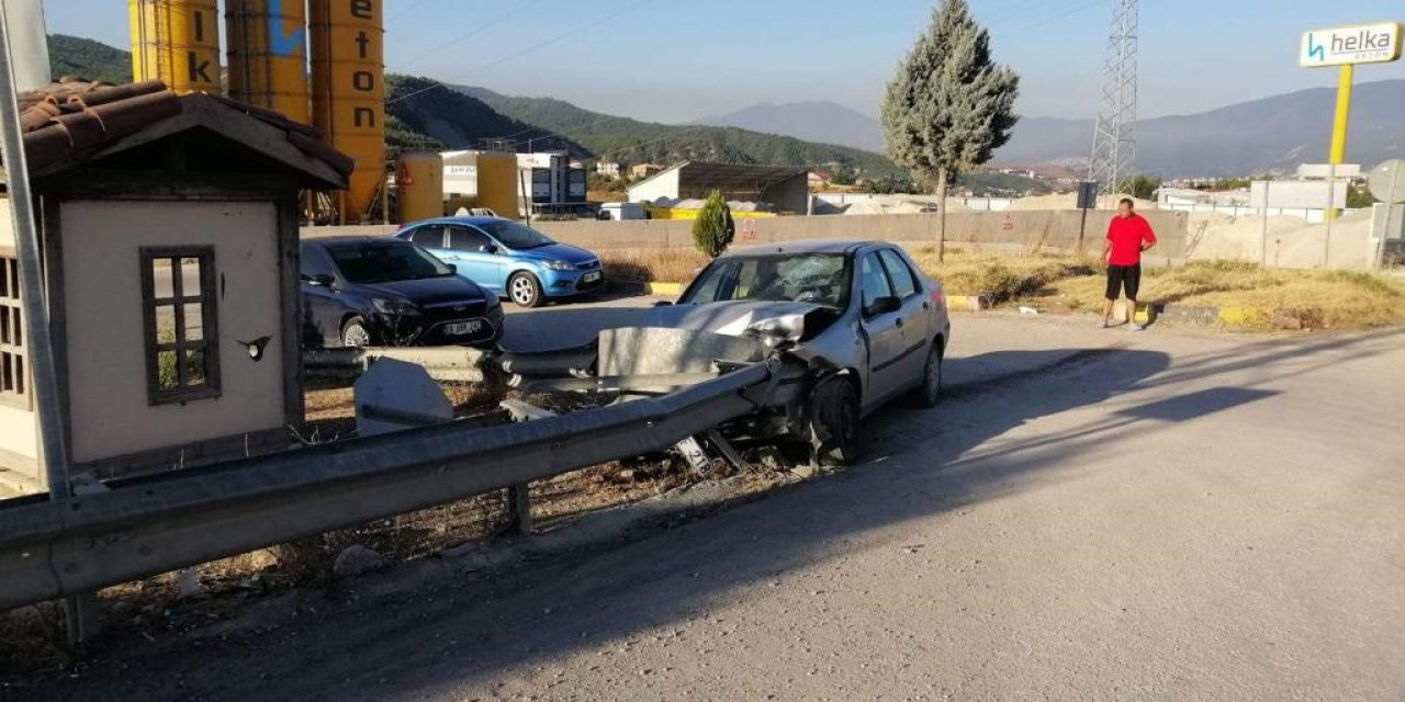 Gözüne gelen güneş ışığı kazaya neden oldu: 1 yaralı