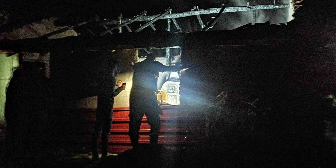 Isparta’da tandır yangını