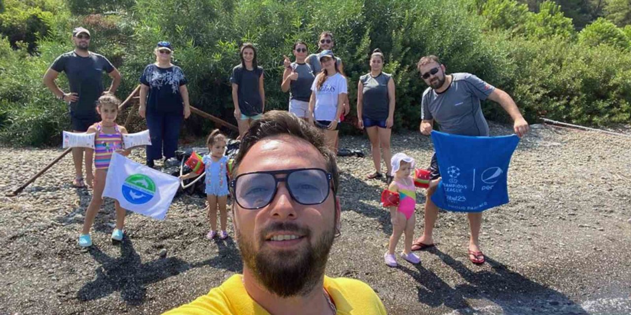 Fethiye’de kıyı temizliği