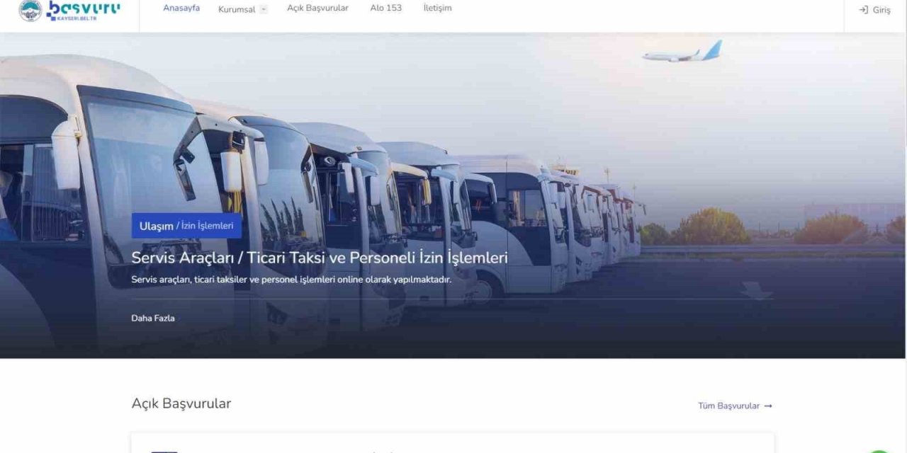 Büyükşehir’den ticari araçlar için online başvuru sistemi