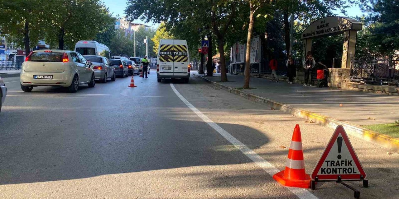 Kastamonu’dan okul servis araçlarına denetim