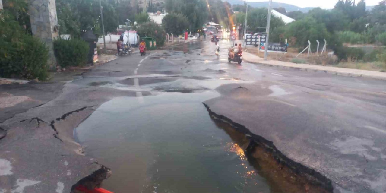 Bodrum’da isale hatlarında patlamalar bitmiyor