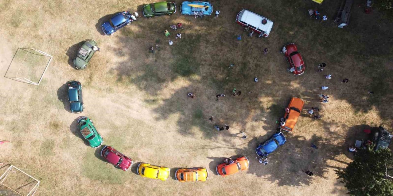 Şile’de renkli Vosvos araçlar bir araya geldi