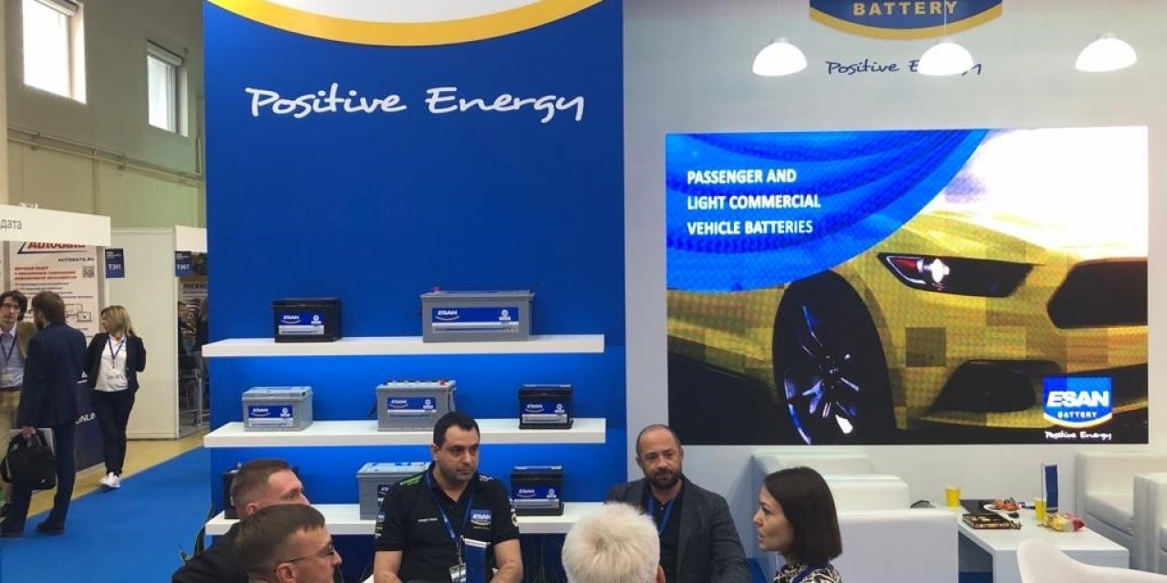 Dünyaya akü ihraç eden firma, ürünlerini bu fuarda tanıttı