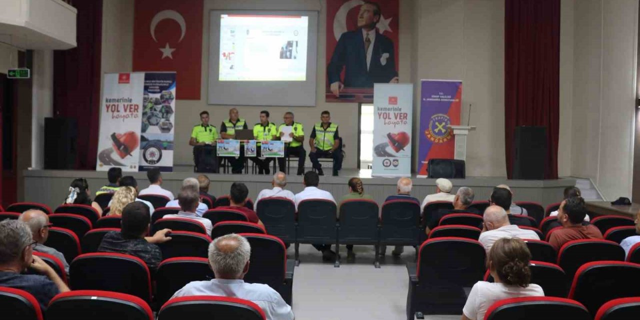 Jandarmadan servis şoförlerine bilgilendirme