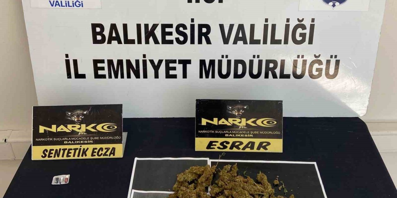Balıkesir’de polisten 9 şüpheliye uyuşturucu operasyonu