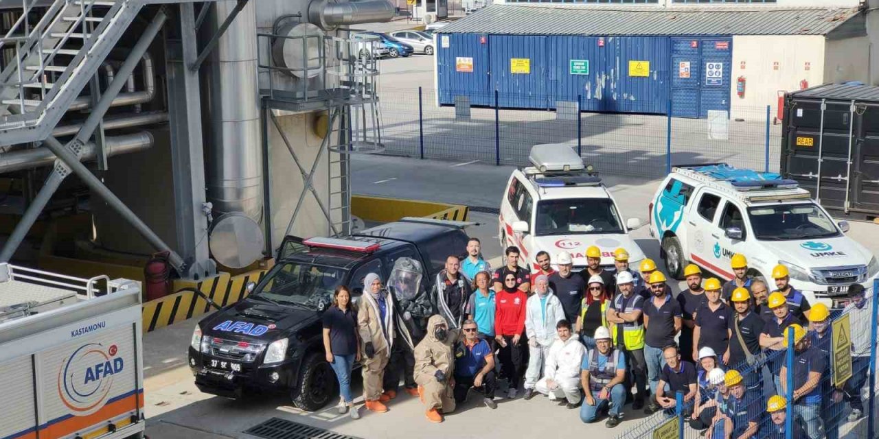 Sunta fabrikasında AFAD ve UMKE destekli KRBN eğitim ve tatbikatı yapıldı