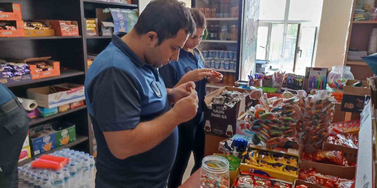 Siirt’te zabıtadan okul kantinlerine denetim