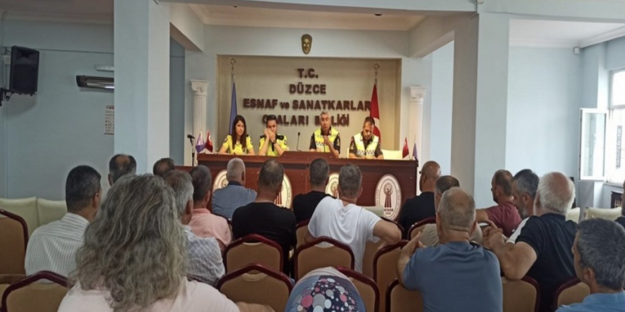 Jandarmadan servis sürücülerine eğitim