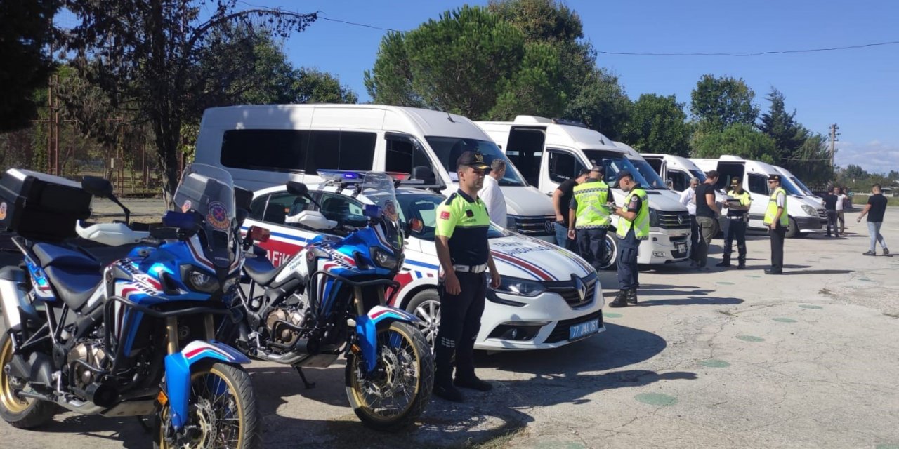 Yalova’da okul servislerine sıkı denetim