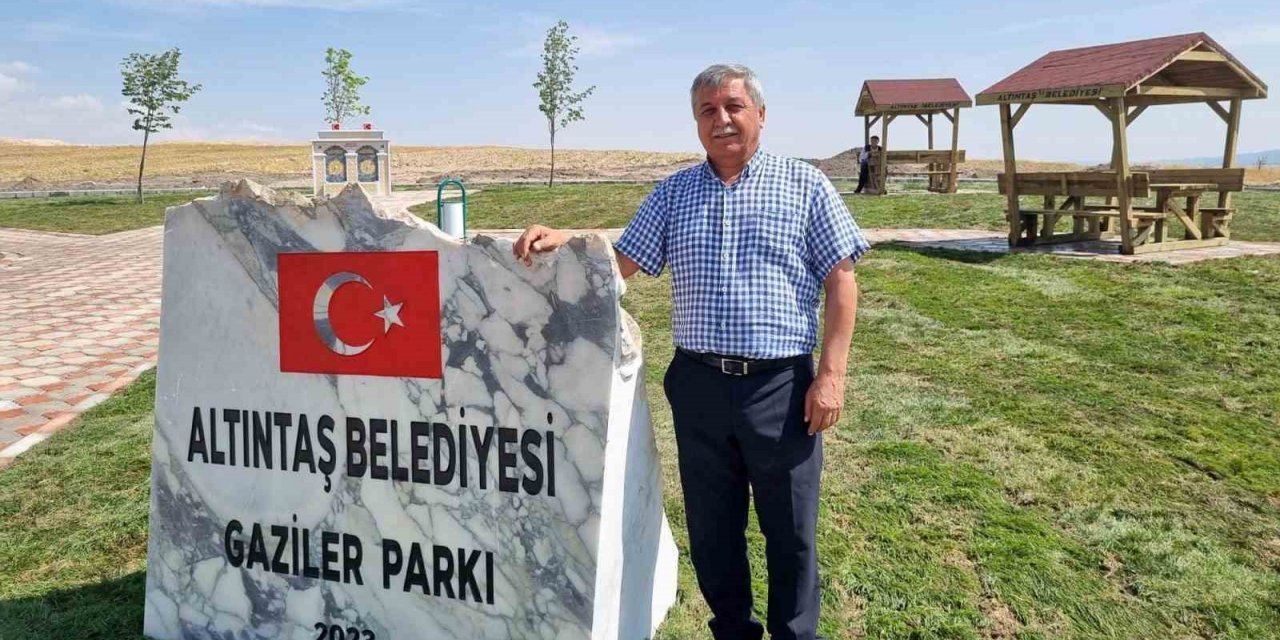 Altıntaş’ta Gaziler Parkı hizmete girdi