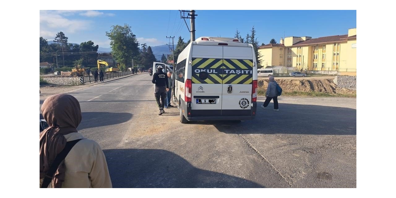 Düzce’de servis araçlarına sıkı denetim