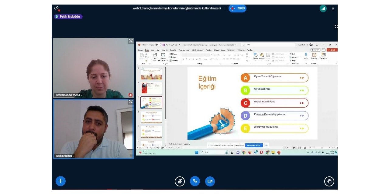 Öğretmen adaylarına uygulamalı eğitim