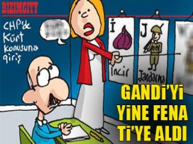 Memecan, Gandi'yi fena 'ti'ye aldı!
