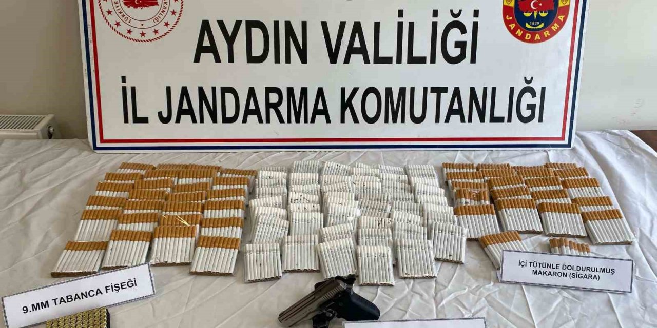 Aydın’da kaçak sigara operasyonu: 1 gözaltı