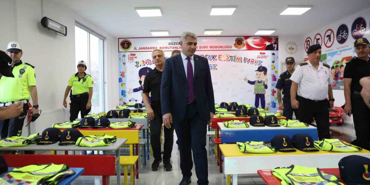 Öğrencilere önemli bir eğitim alanı trafik eğitim parkuru