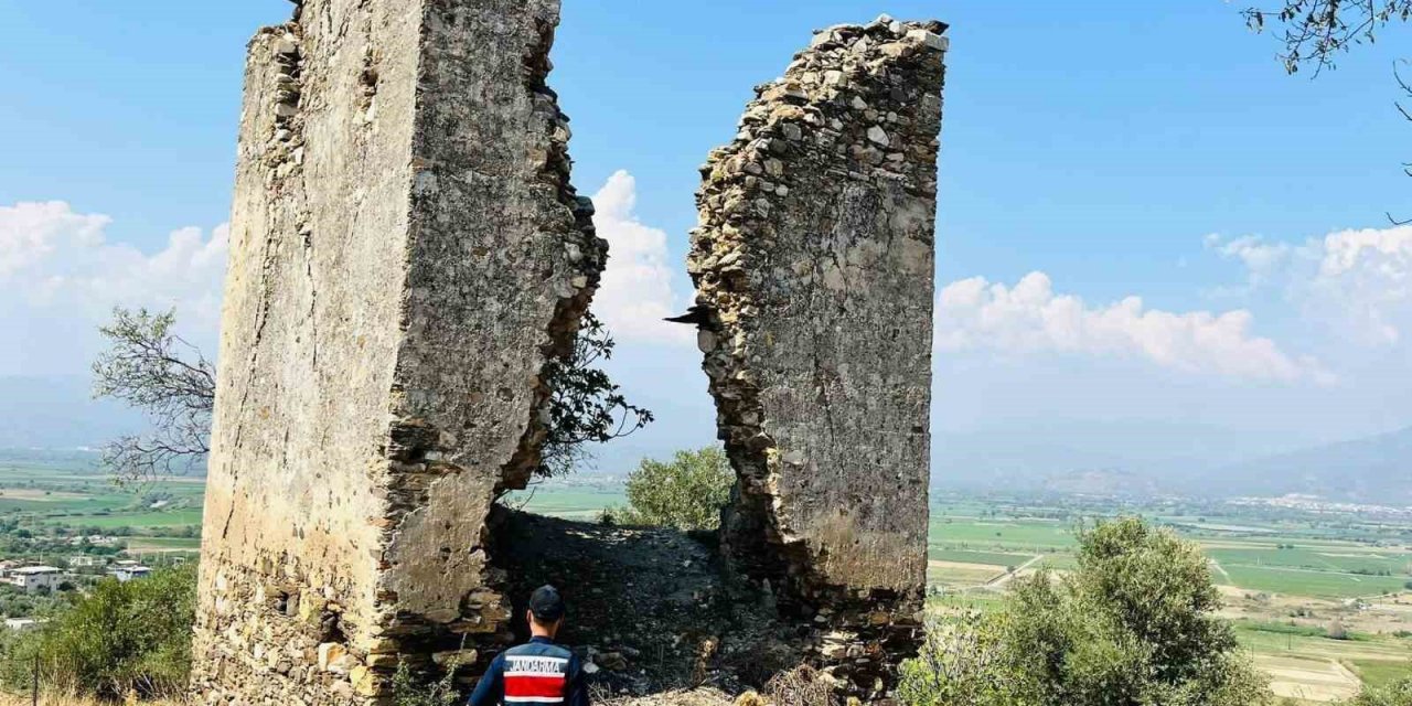 Jandarmadan ‘tarihi yapı’ nöbeti