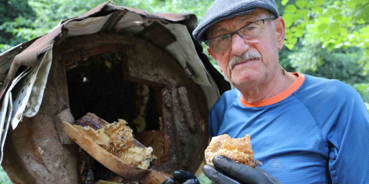 Rize’de kara kovan balının sağımı gerçekleştirildi