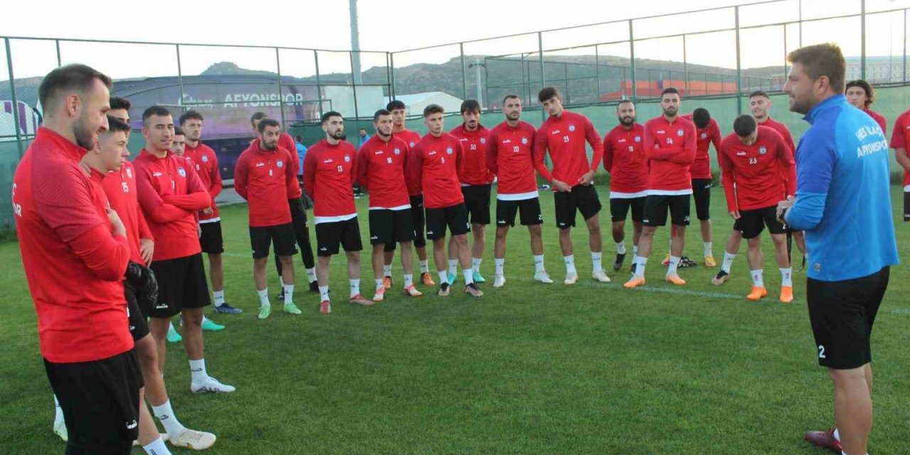 Afyonspor, Zonguldak Kömürspor maçı hazırlıklarını sürdürüyor