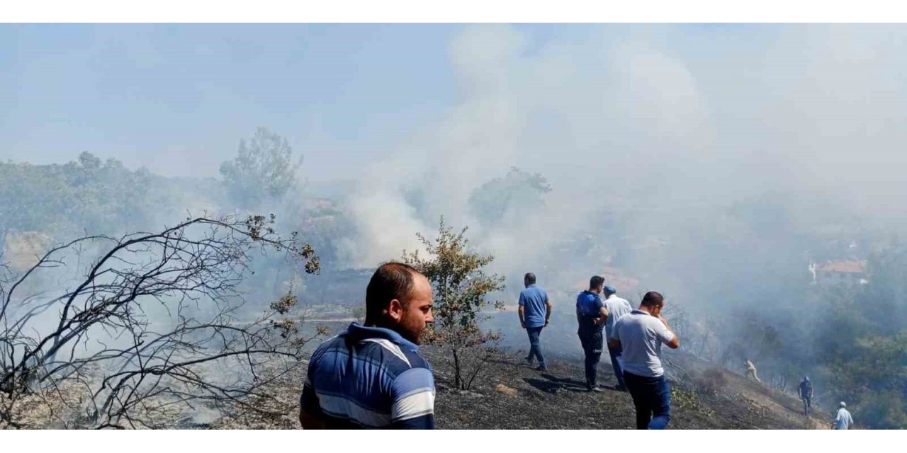 Buldan’daki yangında faciadan dönüldü