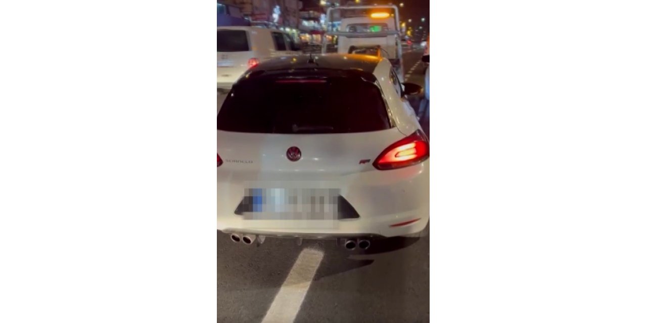 Çevreyi rahatsız eden sürücülere ceza