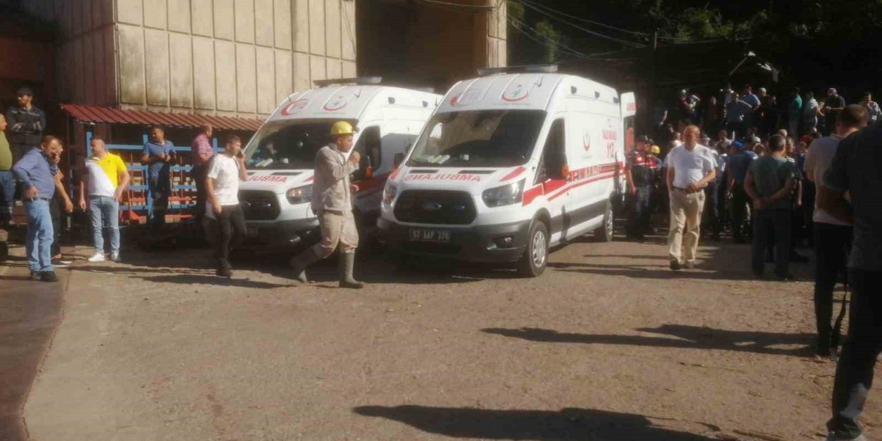 Zonguldak Valisi Hacıbektaşoğlu: "4 işçimizi etkileyen bir göçük"