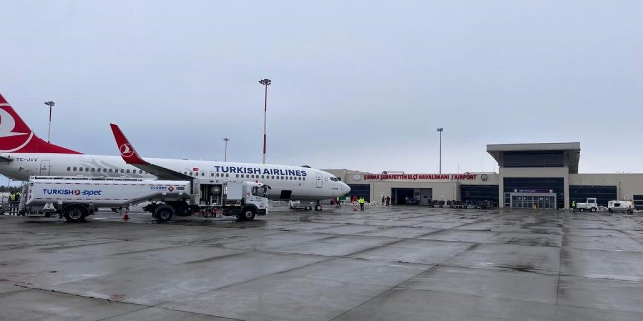 Şırnak Şerafettin Elçi Havalimanı Ağustos ayında 38 bin yolcuya hizmet verdi