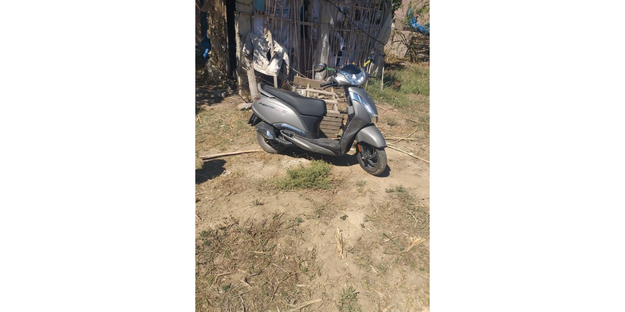 Çaldığı motosiklet ile birlikte yakalandı