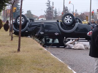 Akşehir'de trafik kazası: 1 yaralı