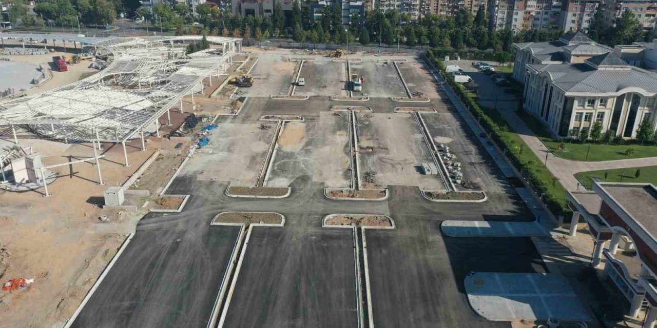 Milli İrade Meydanı’ndaki otoparkta sona doğru