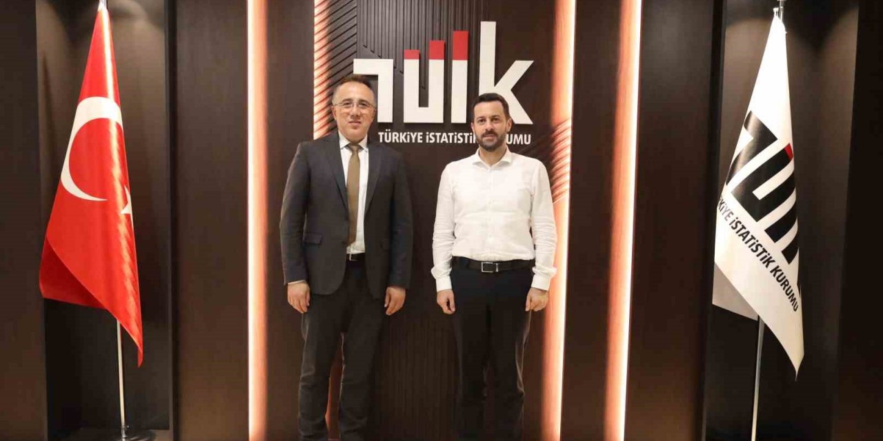 Başkan Savran TÜİK Başkanı Çetinkaya ile bir araya geldi