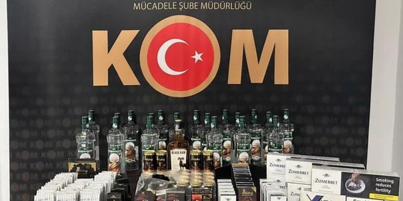 Ardahan’da 57 paket doldurulmuş makaron ele geçirildi
