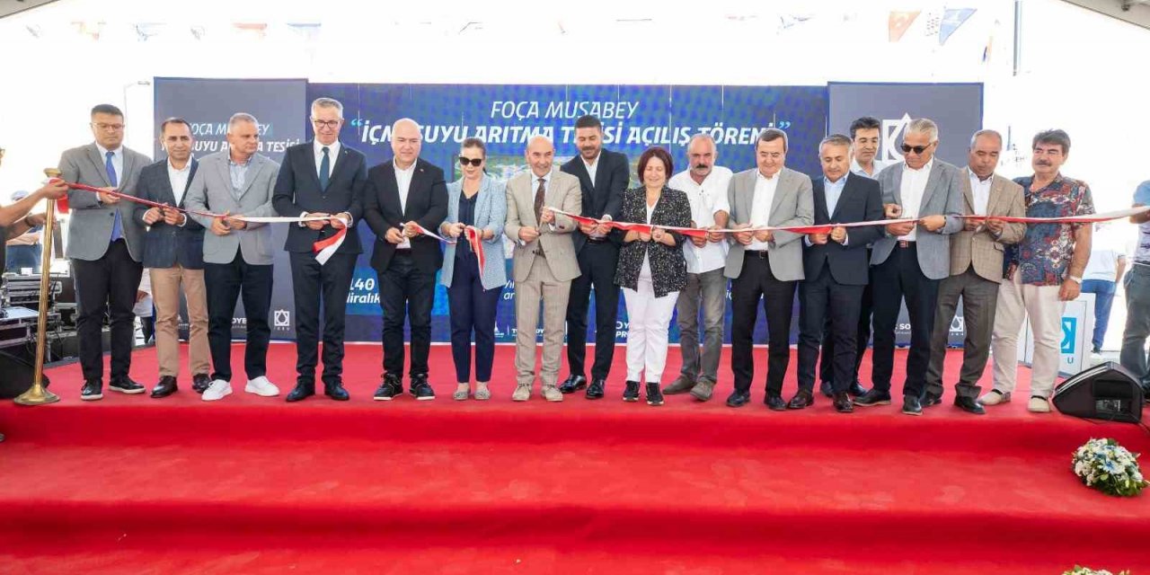 11 milyon metreküp kapasiteli Musabey İçme Suyu Arıtma Tesisi açıldı