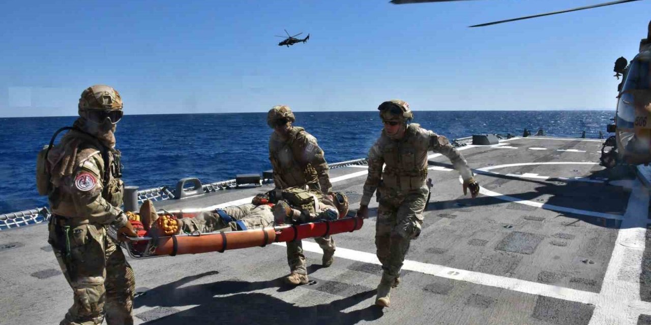 KKTC’de "Şehit Yüzbaşı Cengiz Topel Akdeniz Fırtınası Tatbikatı-23" devam ediyor