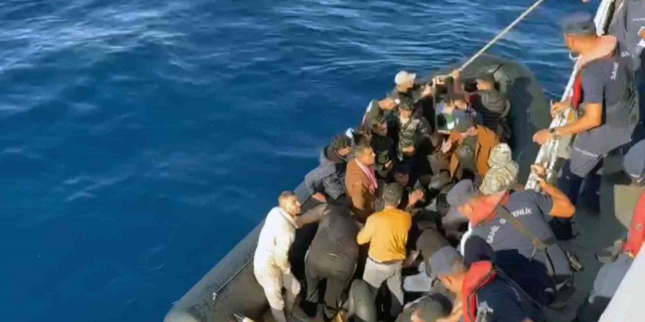 Milas’ta 34 düzensiz göçmen yakalandı