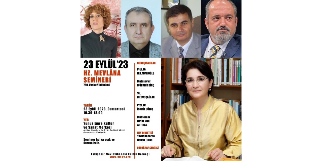 Hz. Mevlâna yılına özel seminer düzenlenecek