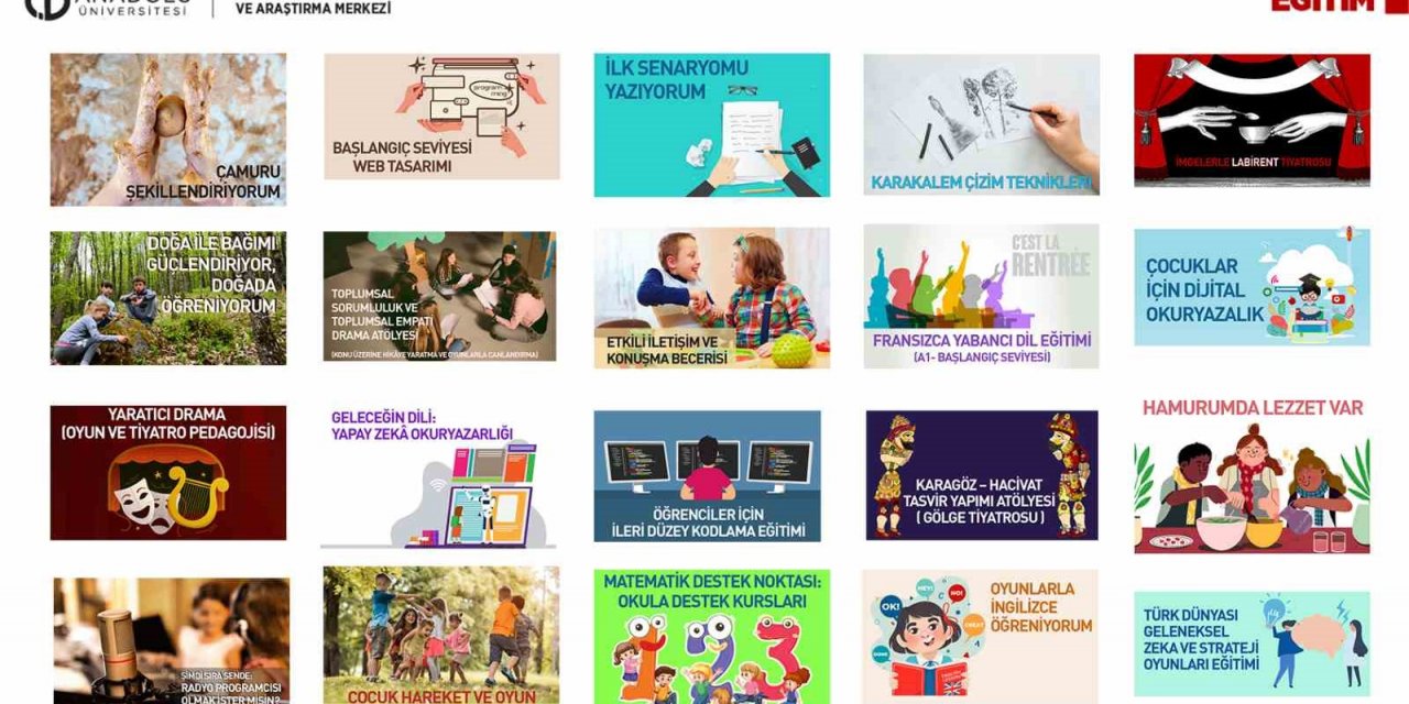 Çocuklar “Çocuk Üniversitesi” ile üniversite deneyimi yaşıyor