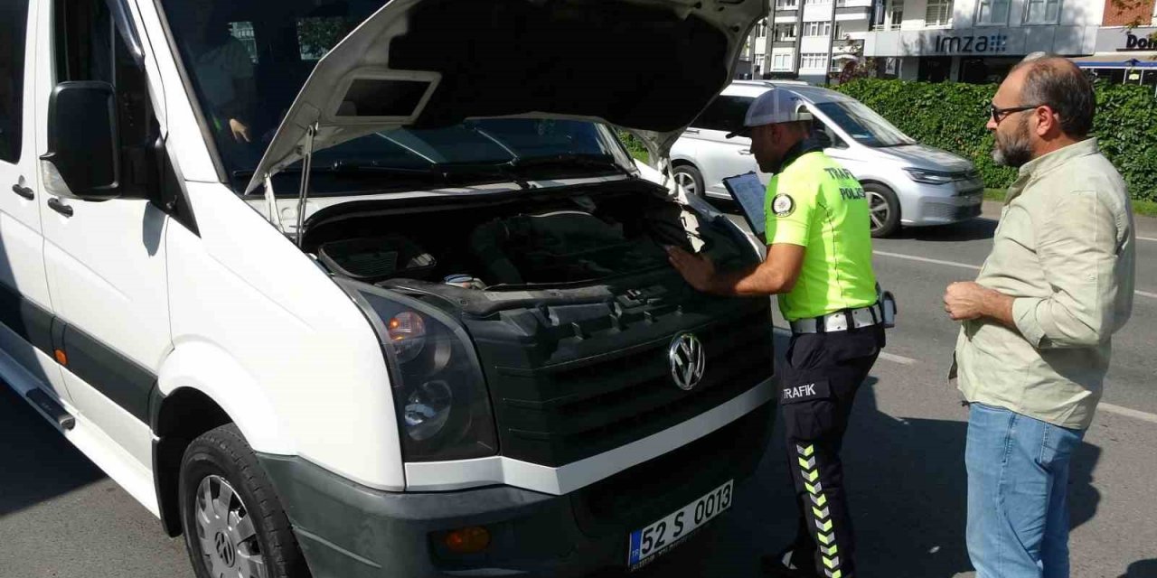 Ordu’da okul servislerine sıkı denetim