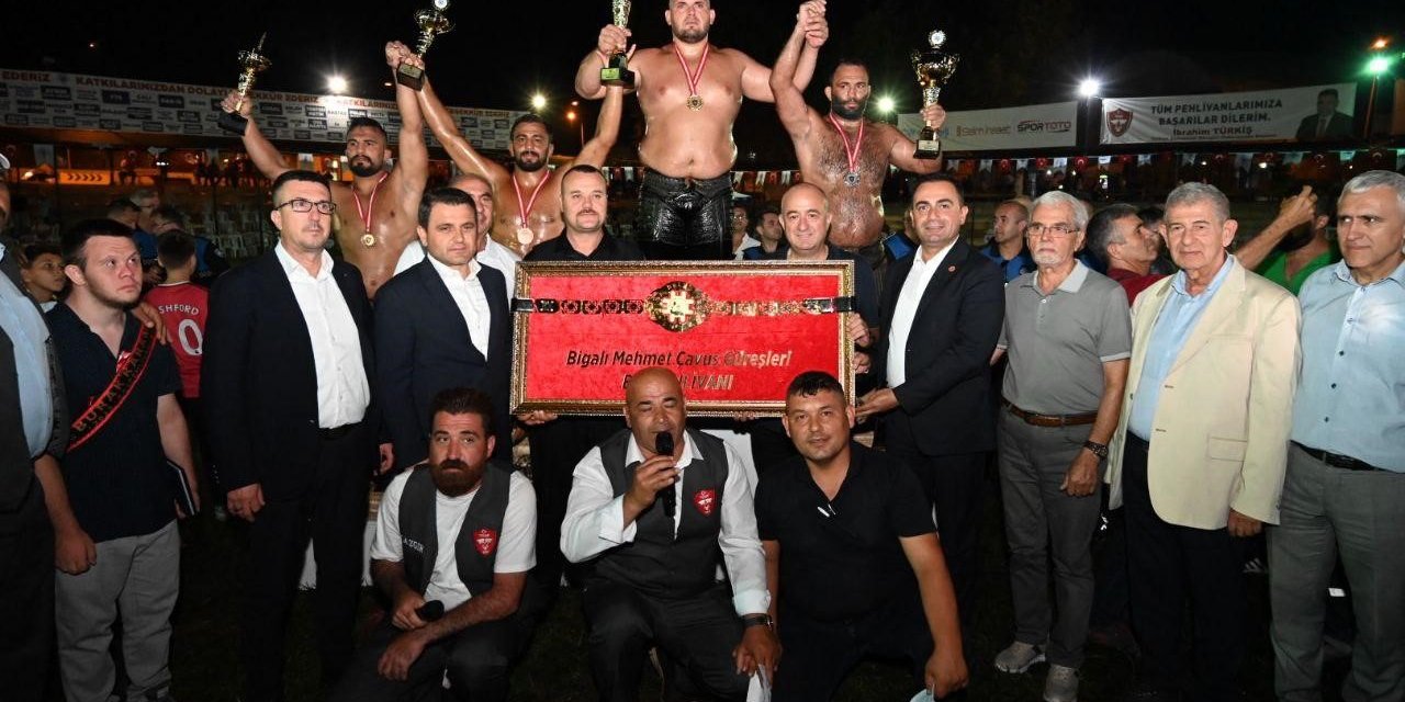 Bigalı Mehmet Çavuş Güreşleri’nde başpehlivan Ertuğrul Dağdeviren oldu