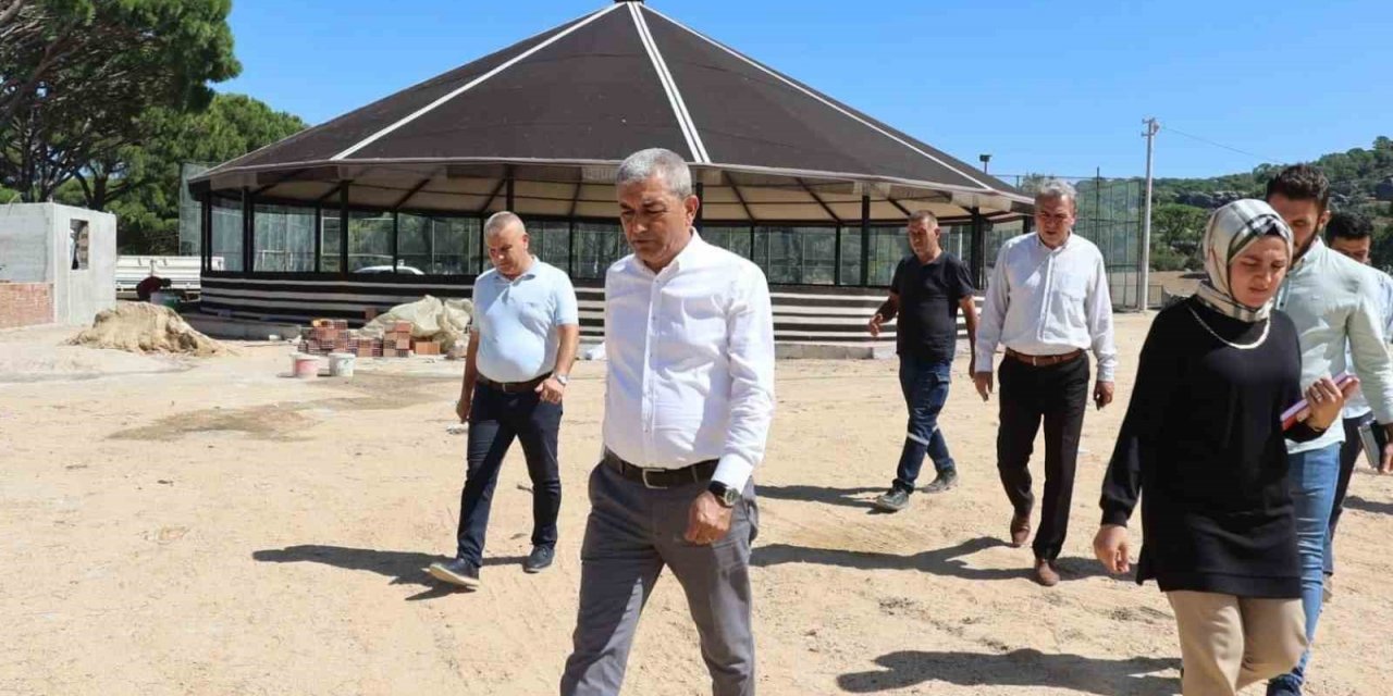 Koçarlı’da iki mahallede daha sosyal tesis inşaatında sona geliniyor