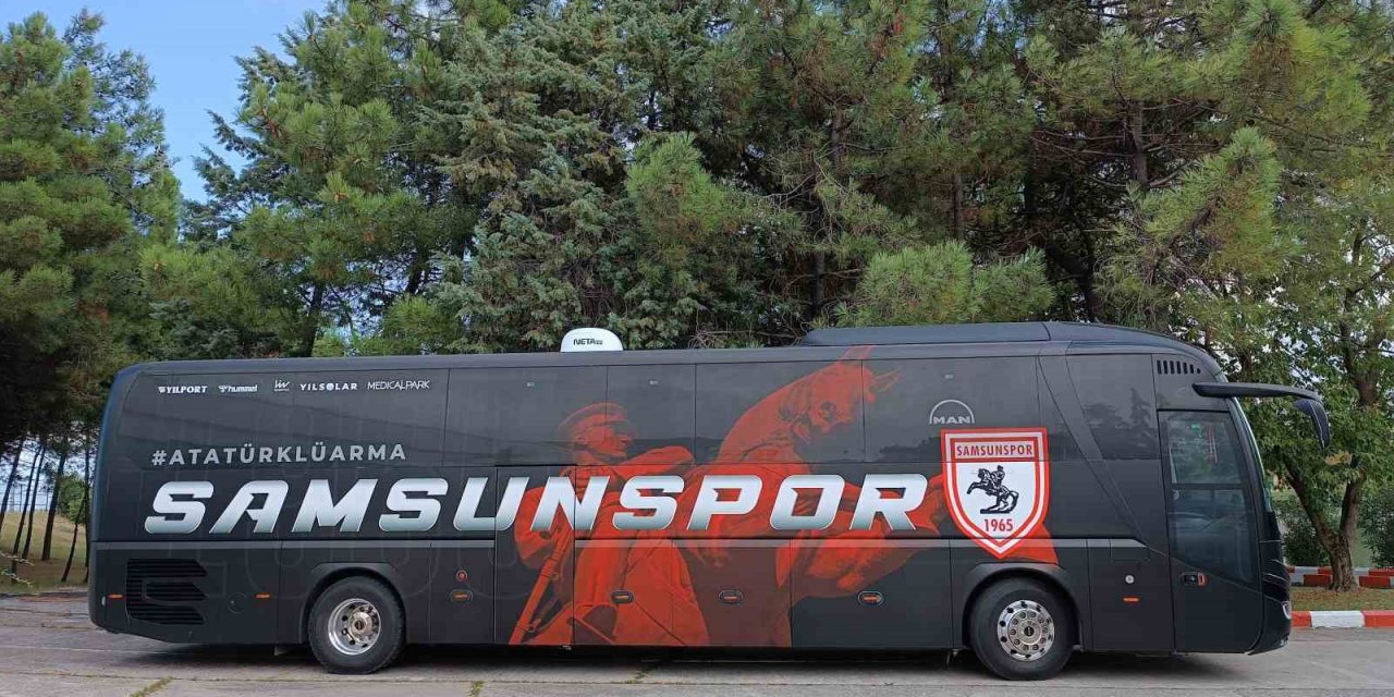Samsunspor’un takım otobüsü sadece Bayern Münih ve Barcelona’da var