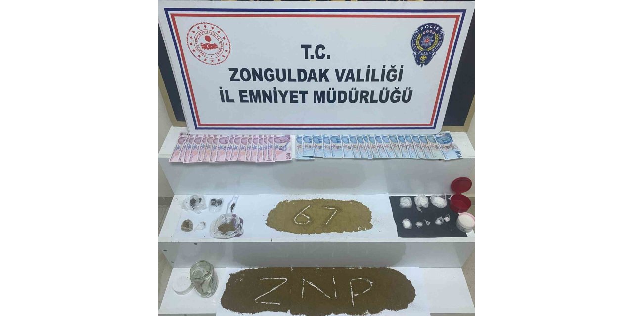 Zonguldak’ta uyuşturucu operasyonunda 2 tutuklama