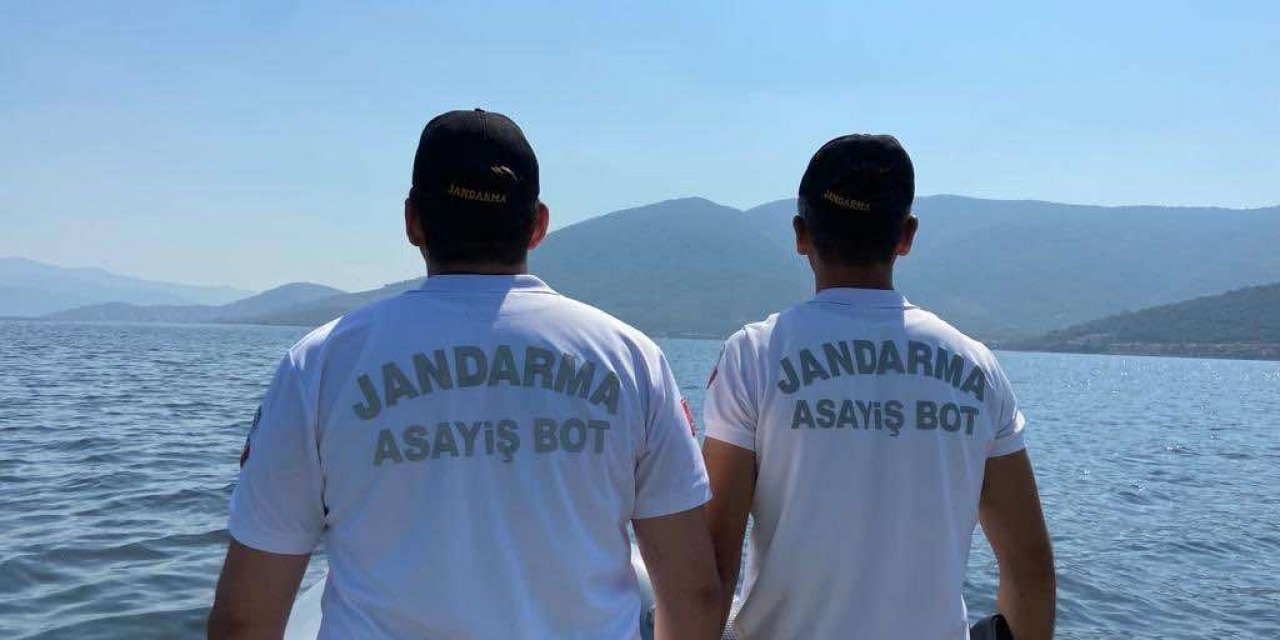 Bafa Gölü Tabiat Parkı’nda jandarma ekipleri teyakkuzda