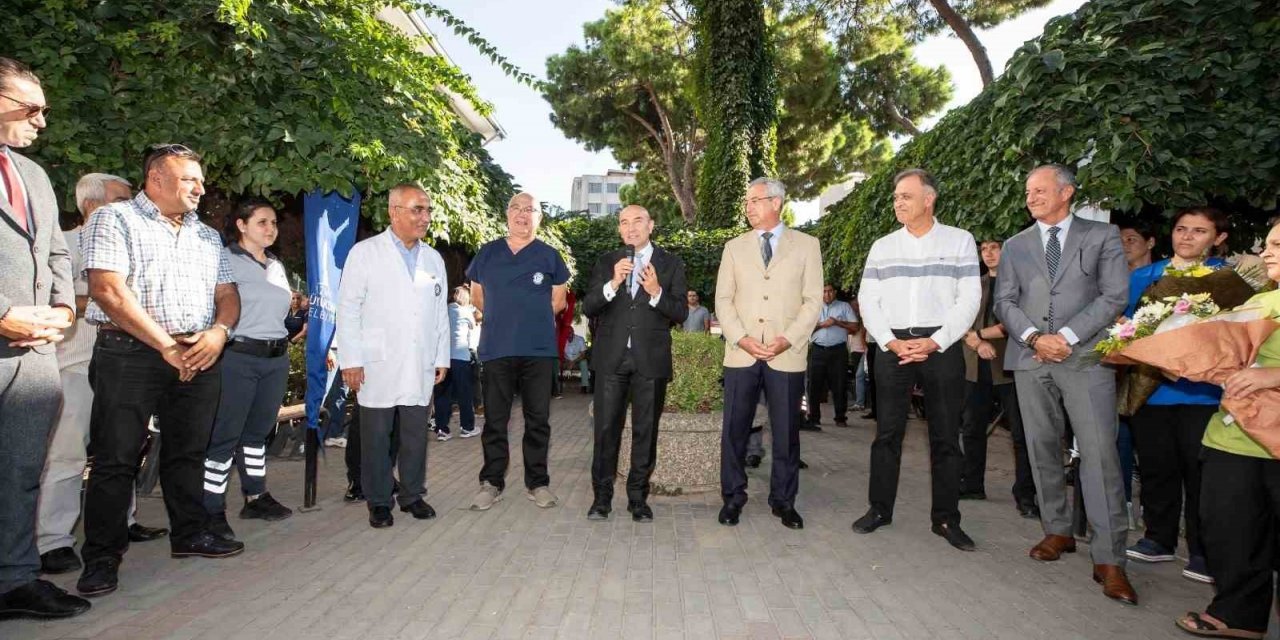 Eşrefpaşa Hastanesinde nöbet devri törenle yapıldı